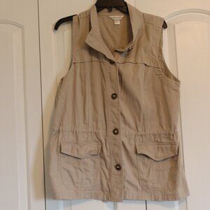 Christopher and Banks Size L  Button up Vest